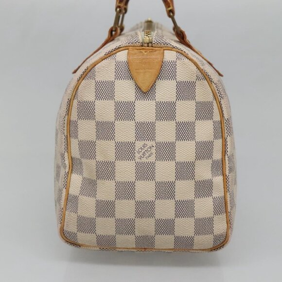 LOUIS VUITTON Damier Azur Speedy 25 Hand Bag - Picture 4 of 16